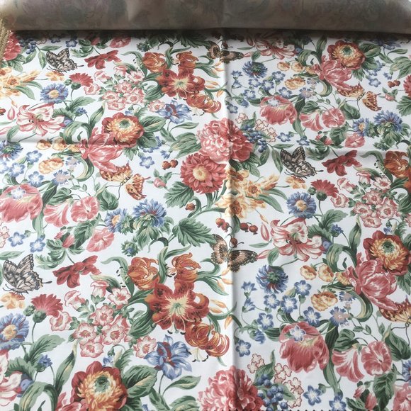 Decorative Fabric. Flowers & Butterflies. 5 pcs. - Picture 7 of 9